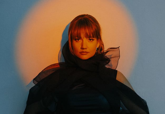 Logotyp Blue House Youth Jazz Festival. Illustration.