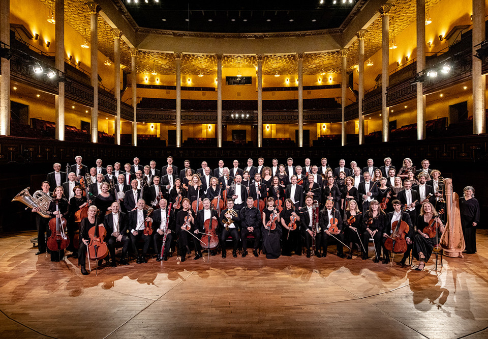 Stor orkester. Fotografi.