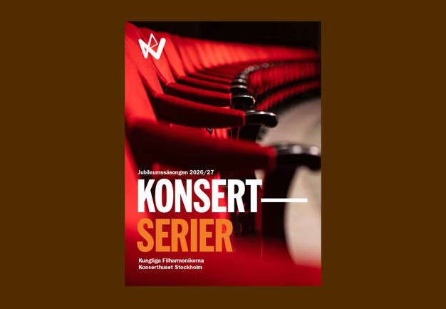 Bild på omslag konsertsriefoldern. Fotografi.