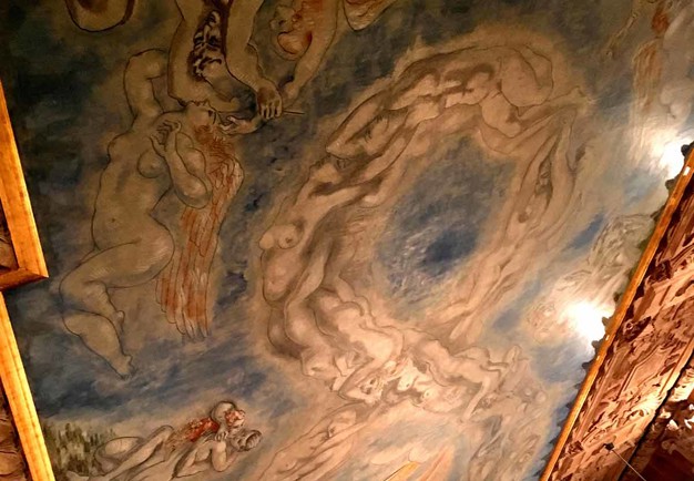 Taket i Grünewaldsalen. Fotografi.